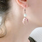 Boucles d'oreille dorées rose en croissants de lune - Délia - MercysFancy