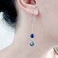 Boucles d'oreille argentées avec pierres naturelles - Adélie I - MercysFancy