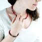 Parure collier et bracelet en agate - Angela - MercysFancy