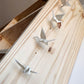Guirlande verticale en origami blanc et or - Hitomi   Guirlande Mercy&rsquo;s Fancy