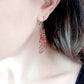 Boucles d'oreille en cuivre martelé - Olivie - MercysFancy