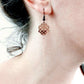 Boucles d'oreille dorées rose à nœuds celtiques - Sterenn - MercysFancy