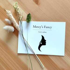 Carte cadeau Mercy’s Fancy – envoi postal