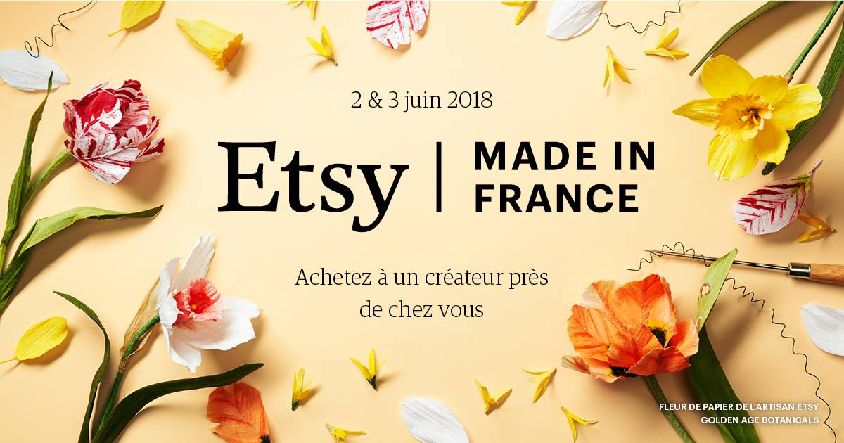 Lire la suite à propos de l’article Etsy Made in France 2018