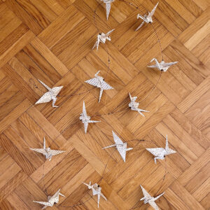 Guirlande en origami – sur mesure